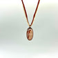 Rhodochrosite Necklace - Copper Electroformed