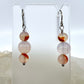 Montana Red Agate Drop Earrings, Smooth Finish