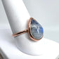 Size 8 Moonstone Ring - Copper Electroformed