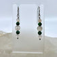 Moss Agate & Montana Agate Drop Earrings, Smooth Finish