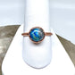 Size 8 Rainbow Moonstone Ring - Copper Electroformed