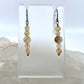 Montana Agate Drop Earrings, Smooth Finish