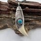 Black Bear Tooth - Silver Electroformed Necklace