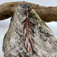 Real Feather Necklace - Copper Electroformed