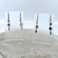 Montana Agate Drop Earrings, Faceted