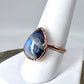 Size 8 Moonstone Ring - Copper Electroformed