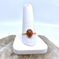 Size 8.5 Unakite Jasper Ring - Copper Electroformed