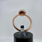 Size 9.25 Tiger’s Eye Ring - Copper Electroformed