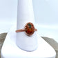 Size 8.5 Unakite Ring - Copper Electroformed