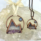 Mountains and the Moon Keepsake Ornament, Antique Finish — Copper Electroformed