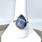 Size 8 Moonstone Ring - Copper Electroformed