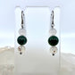 Moss Agate & Montana Agate Drop Earrings, Smooth Finish