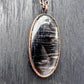 Hypersthene Necklace - Copper Electroformed