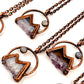 Mountains and the Moon — Copper Electroformed Necklace