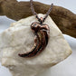 Black Bear Claw Necklace, Large/XL Front Claw - Copper Electroformed