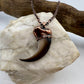 Black Bear Claw Necklace, Large Front Claw - Copper Electroformed