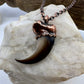 Black Bear Claw Necklace, Large Front Claw - Copper Electroformed