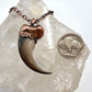 Black Bear Claw Necklace, Large Front Claw - Copper Electroformed