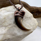 Black Bear Claw Necklace, Large Front Claw - Copper Electroformed