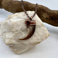 Black Bear Claw Necklace, Large Front Claw - Copper Electroformed