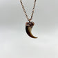 Black Bear Claw Necklace, Large Front Claw - Copper Electroformed