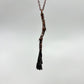 Kyanite Witch's Broom Necklace - Copper Electroformed