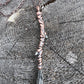 Kyanite Witch's Broom Necklace - Copper Electroformed