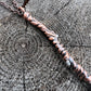 Kyanite Witch's Broom Necklace - Copper Electroformed