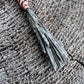 Kyanite Witch's Broom Necklace - Copper Electroformed