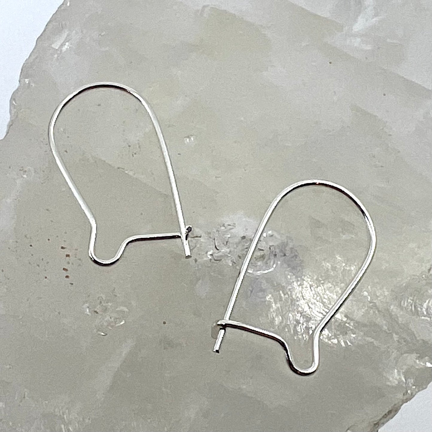 Sterling Silver Kidney Wires (set of 2)