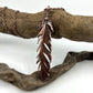 Real Feather Necklace, Large - Copper Electroformed