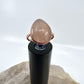 Size 6.75 Rose Quartz Ring - Copper Electroformed