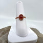 Size 6.25 Rhodochrosite Ring - Copper Electroformed