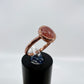 Size 6.25 Rhodochrosite Ring - Copper Electroformed