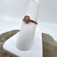 Size 6 Rose Quartz Ring - Copper Electroformed