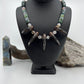 5 Bear Claw Beaded Necklace - Copper Electroformed