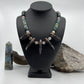 5 Bear Claw Beaded Necklace - Copper Electroformed