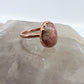 Size 6.75 Rhodochrosite Ring - Copper Electroformed