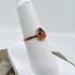 Size 6.25 Rhodochrosite Ring - Copper Electroformed