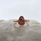 Size 6.25 Rhodochrosite Ring - Copper Electroformed