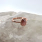 Size 6.25 Rhodochrosite Ring - Copper Electroformed