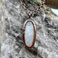 Rainbow Moonstone Necklace - Copper Electroformed