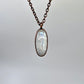 Rainbow Moonstone Necklace - Copper Electroformed