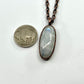 Rainbow Moonstone Necklace - Copper Electroformed