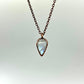 Rainbow Moonstone Necklace - Copper Electroformed