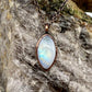 Rainbow Moonstone Necklace - Copper Electroformed