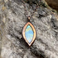 Rainbow Moonstone Necklace - Copper Electroformed