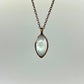 Rainbow Moonstone Necklace - Copper Electroformed