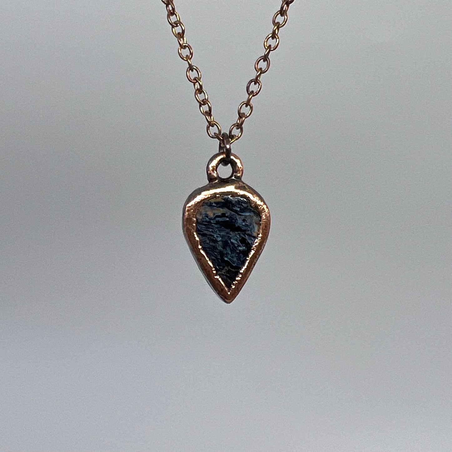 Pietersite Necklace - Copper Electroformed