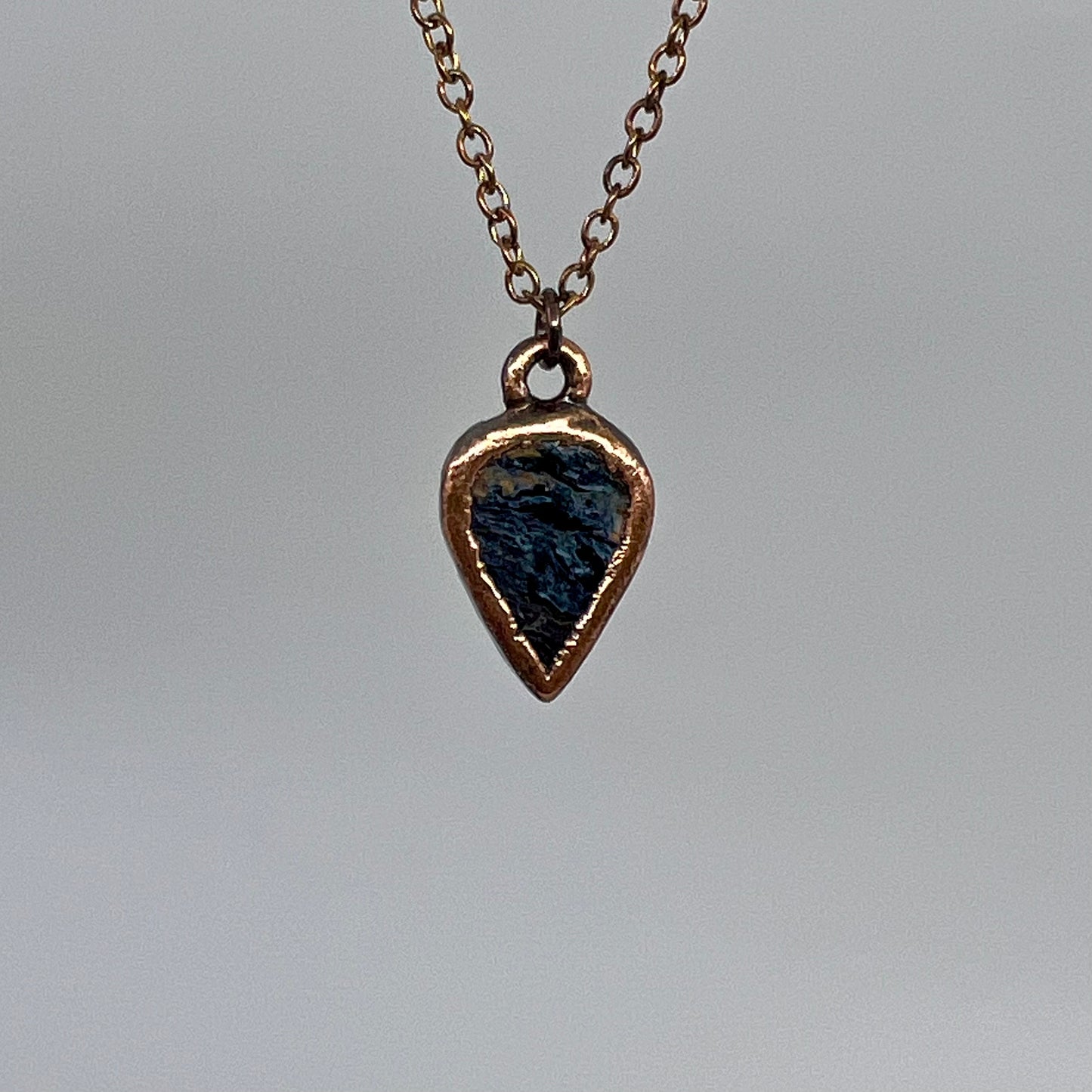 Pietersite Necklace - Copper Electroformed